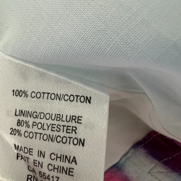 Claire Desjardins Artwork Jacket Sz M Multicolored Lightweight Lined 100% Cotton - Picture 10 of 11